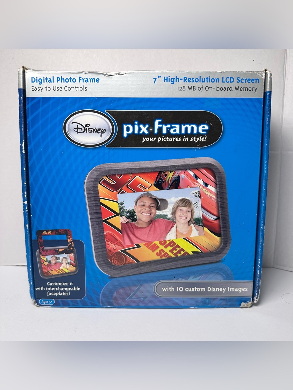 Retro Disneyana Y2K Disney Digital Graphics Photo Frame-7” High Res LCD 128MB